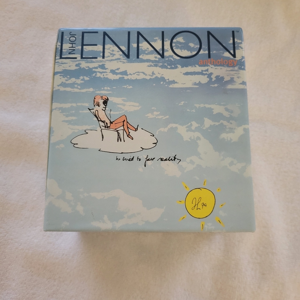 John Lennon Anthology Box Set 4 Cd, And Booklet